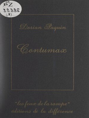 cover image of Contumax
